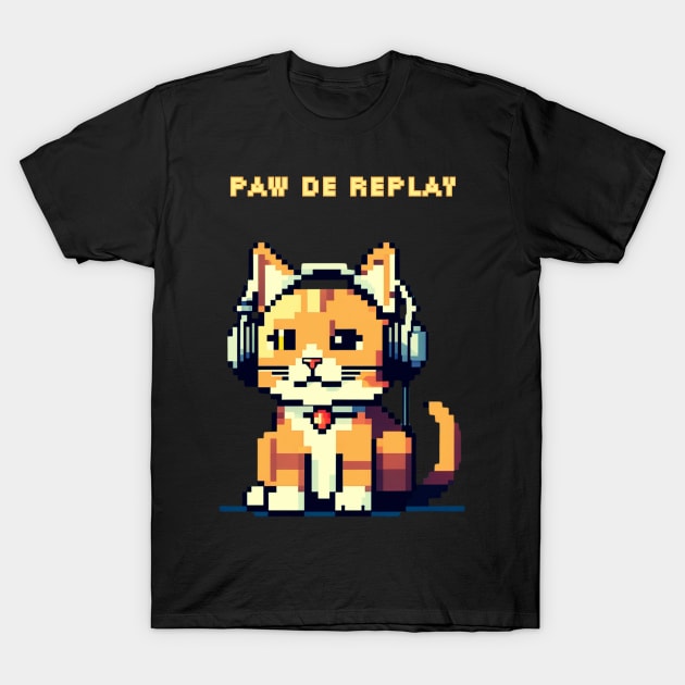 pixel kitty T-Shirt by Good Noodle Thrift Co.